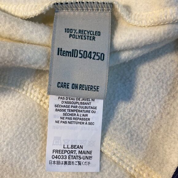 L.L. Bean Soft-Brushed Fitness Fleece Quarter-Zip Pullover Size SP - Picture 6 of 9